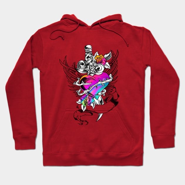 Flower and Sword Hoodie by autopic